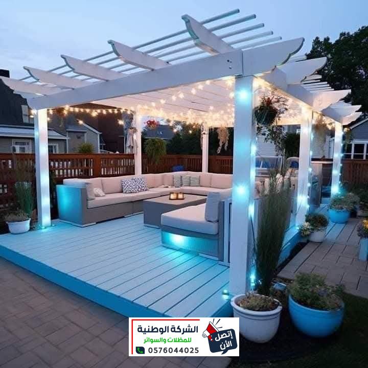 برجولات خشبية _مطلات خشبية 